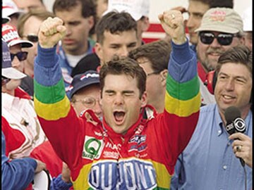 Jeff Gordon: Racing away to glory