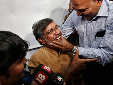 Kailash Satyarthi basks in Nobel glory