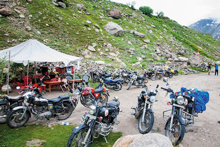 Braving the roads in the Himalayas