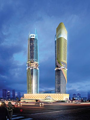 The new sand castle: Dubai's latest luxury towers come with a 75K sq ft rain forest