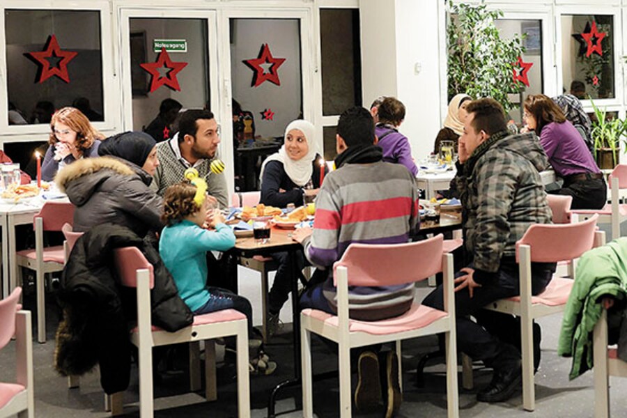 Silent Night: Christmas for refugees in Berlin