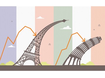 European debt dominoes: Italy and France may be the next to topple