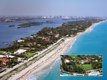 All the US president's neighbours at Mar-a-Lago