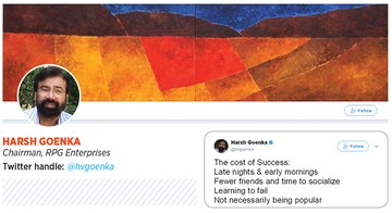 People use social media to vent their frustration: Harsh Goenka