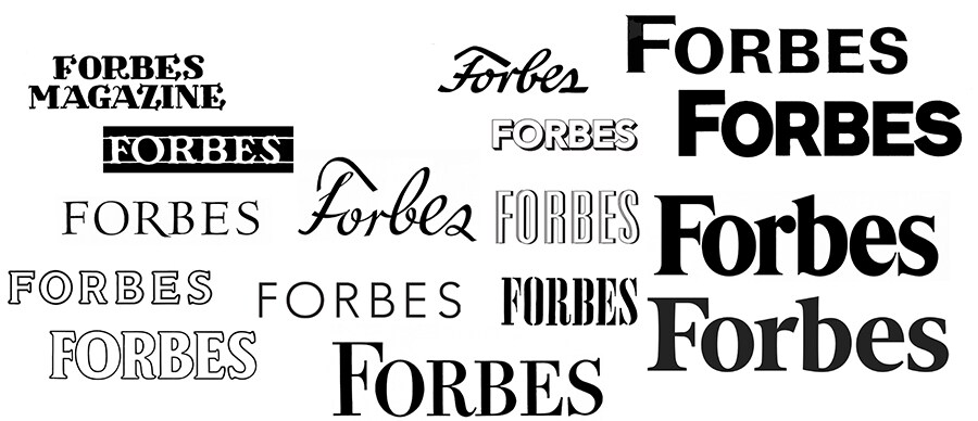 Forbes @ 100: How the brand's logo changed over a century