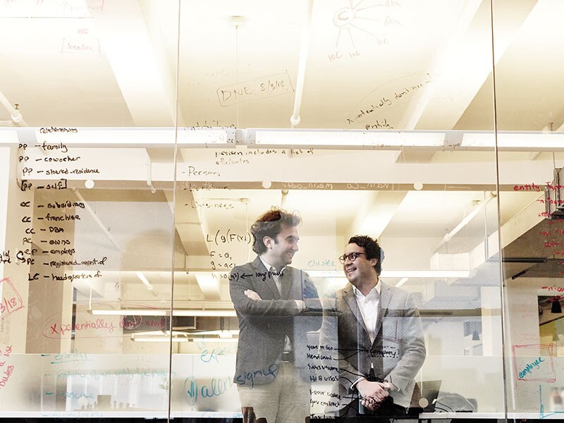 Hicham Oudghiri and Marc DaCosta: Data's cartographers