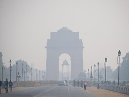 Gif: How Delhi air quality changed between October and November