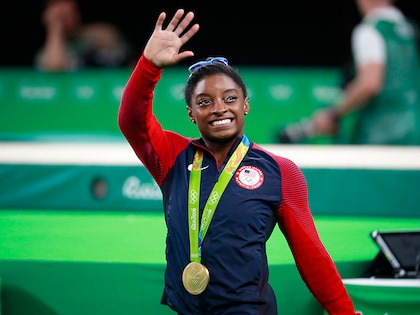 Simone Biles becomes world's most decorated gymnast