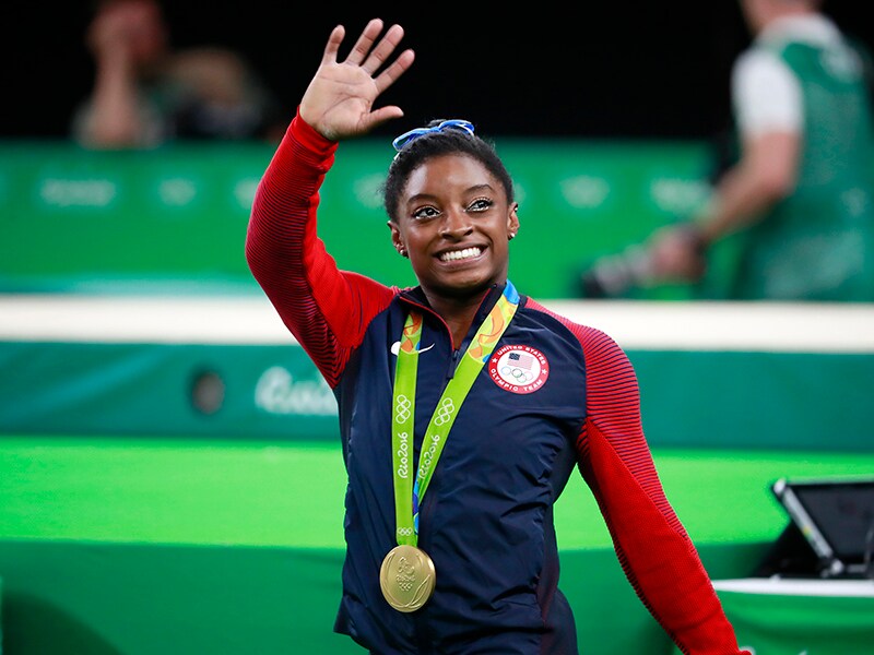 Simone Biles becomes world's most decorated gymnast