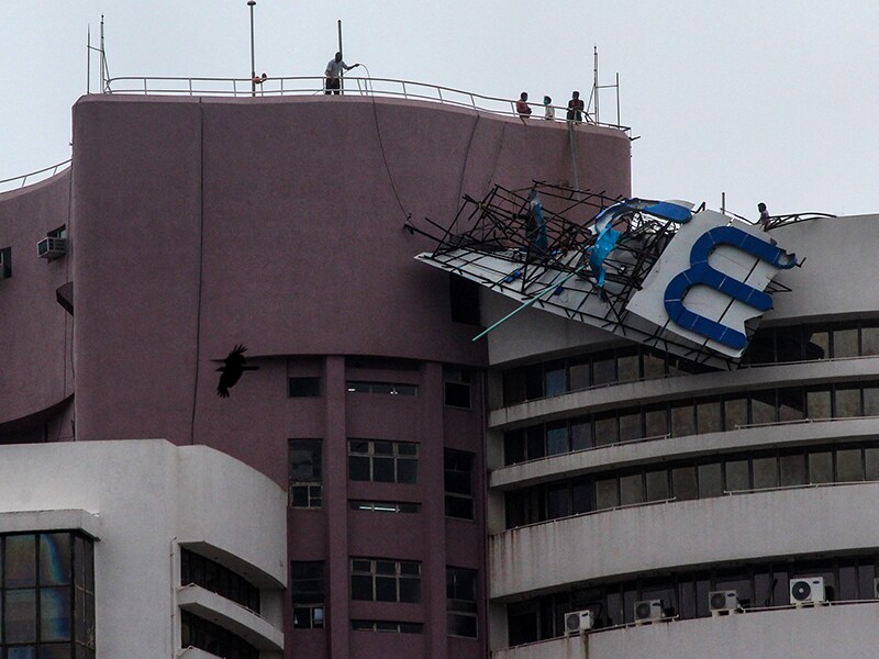 Photo of the Day: BSE building bears brunt of Mumbai rain