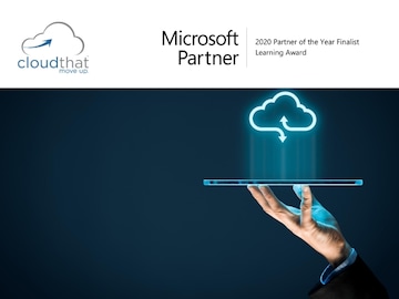 CloudThat recognised as a finalist of 2020 Microsoft Learning Partner of the Year Award