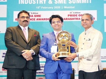 Entrepreneur Sachin Bamgude's S.P Enterprises wins 'Emerging SME of the year award'