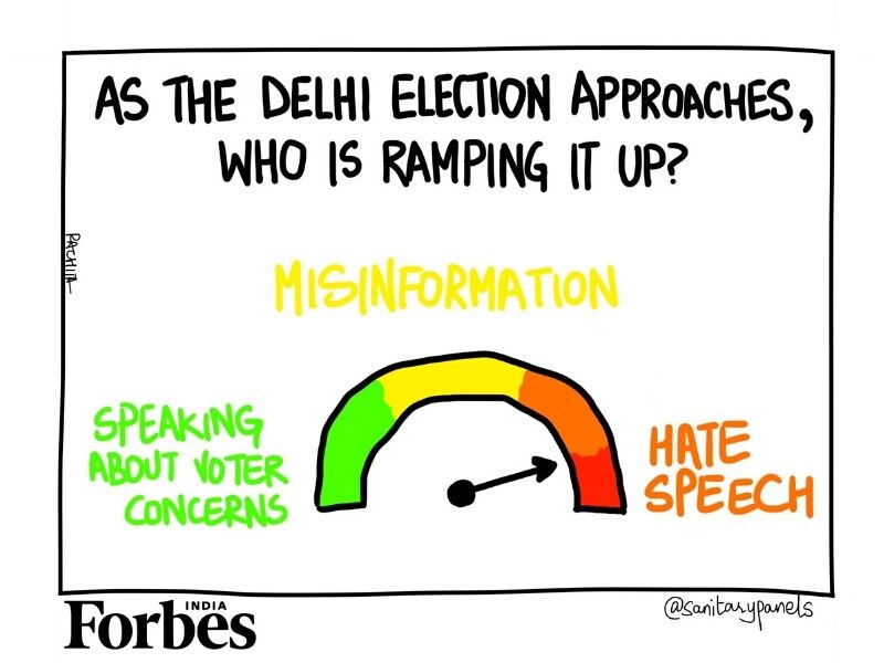 Comic: Hate in the time of Delhi elections?