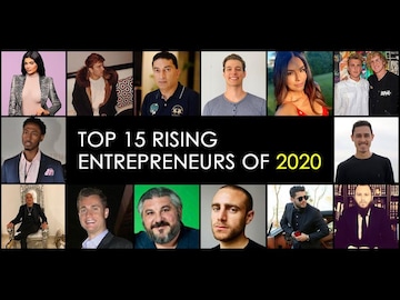 Top 15 Entrepreneurs on the rise in 2020