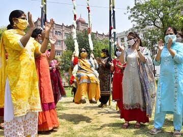 Photo of the day: Celebrating Teej in a pandemic