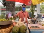 A grocer, running out of groceries for his family