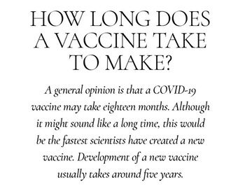 EXPLAINED: Why does it take so long to create a vaccine?