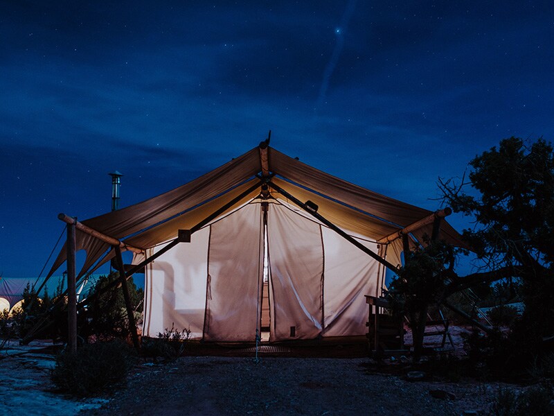 Are the lines being blurred between camping and glamping?