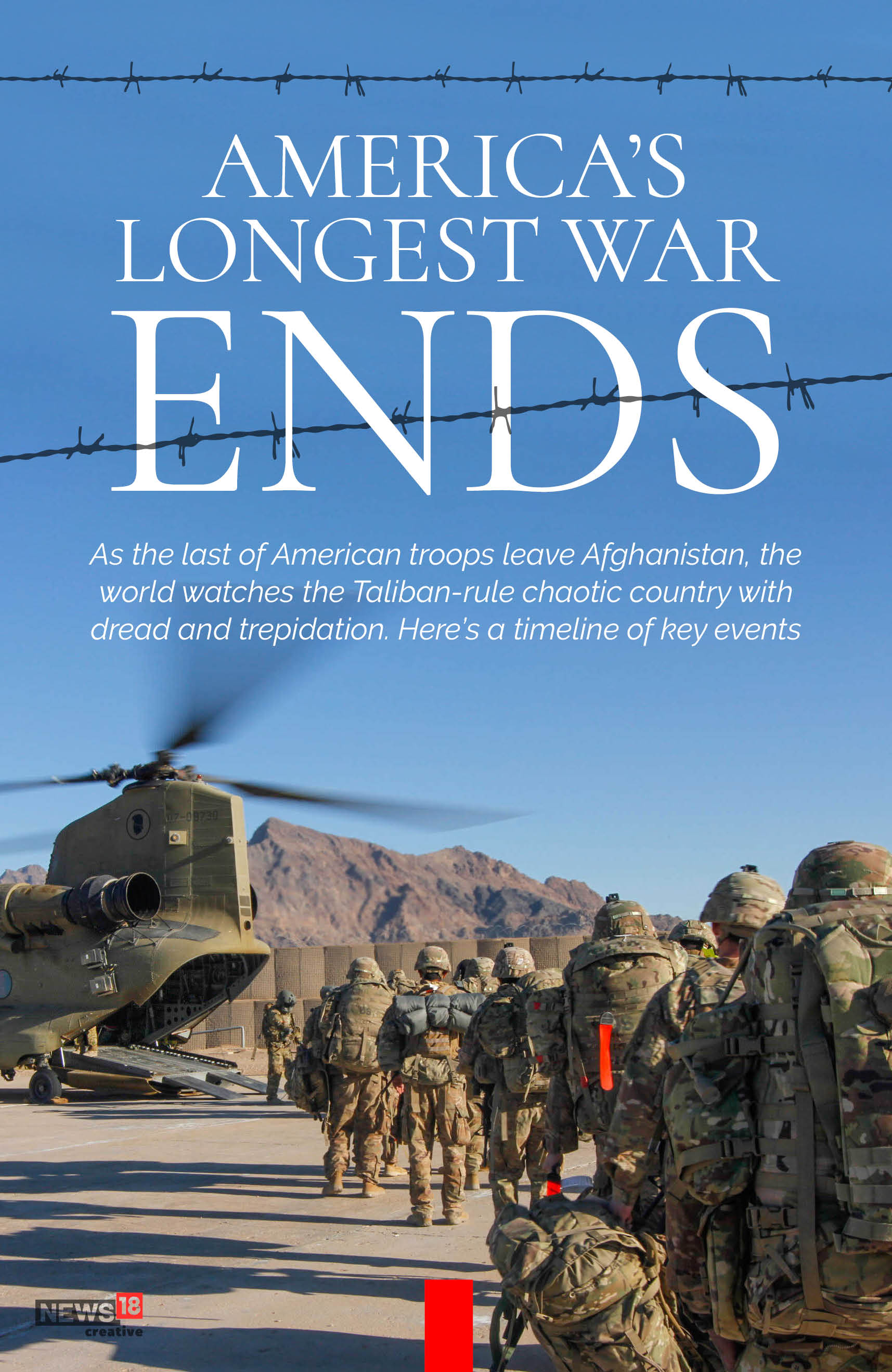 Timeline: America's longest war ends as US leaves Afghanistan