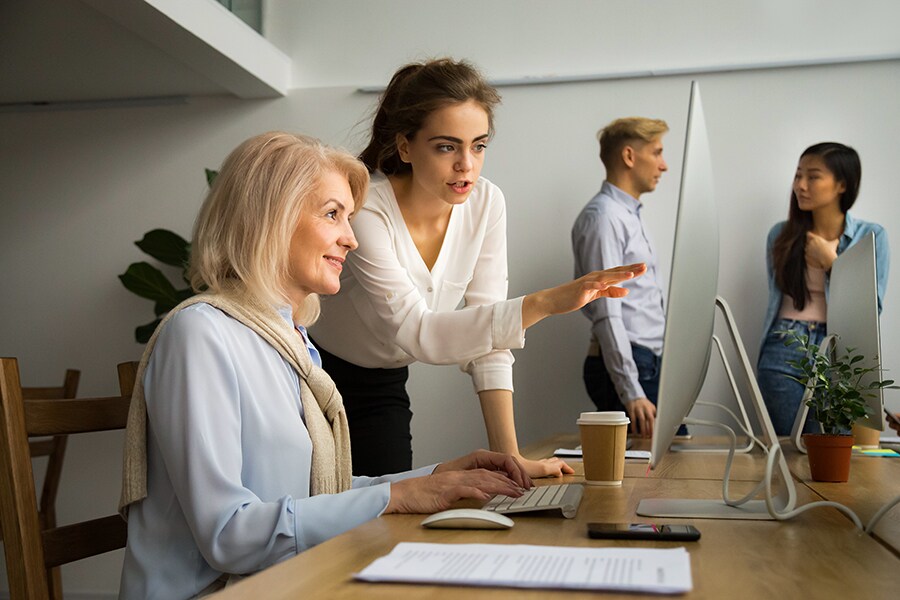 Want to teach older workers new skills? Ask younger colleagues to train them.