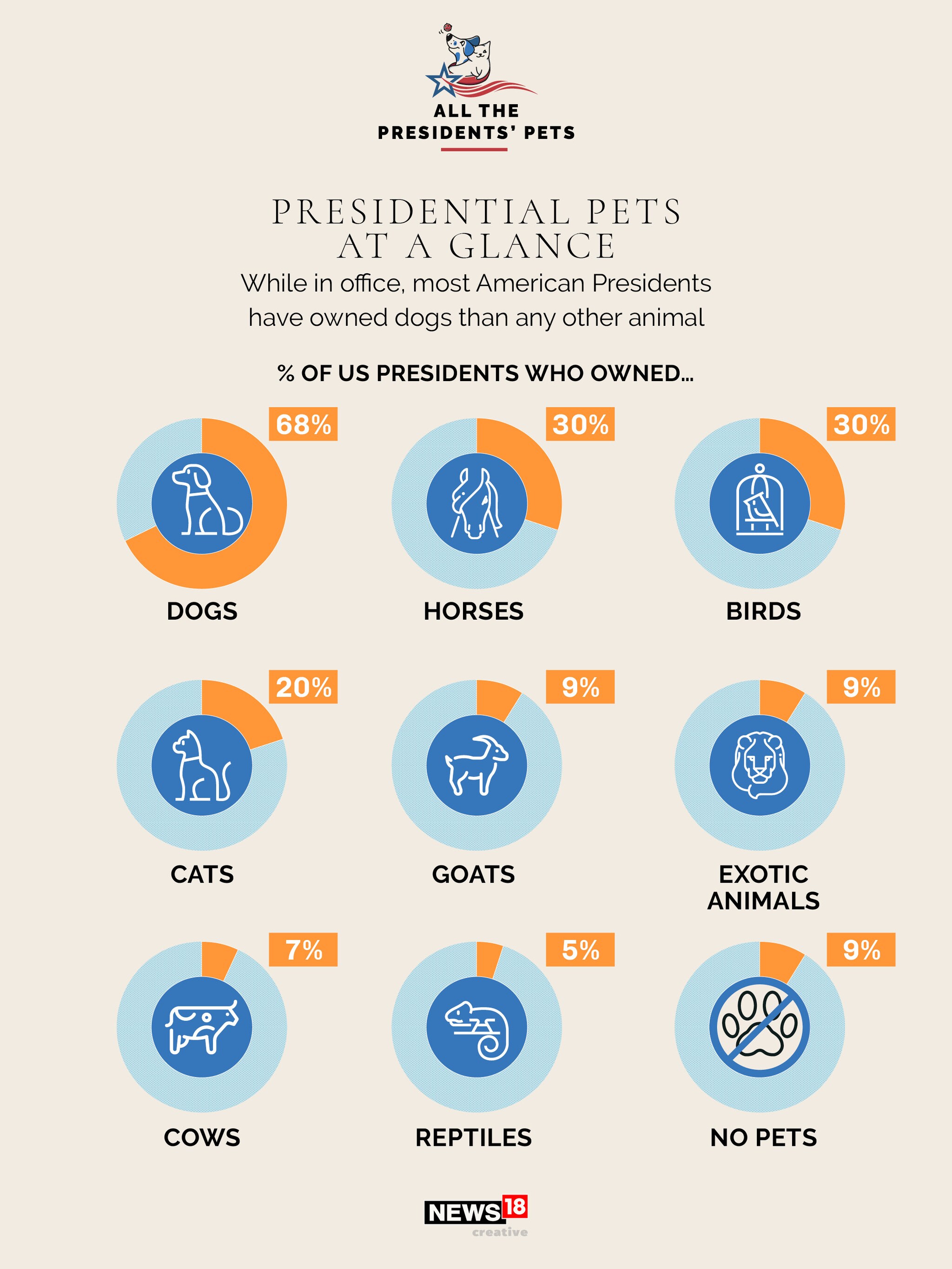 Champ, Major, and all the presidents' pets in US history