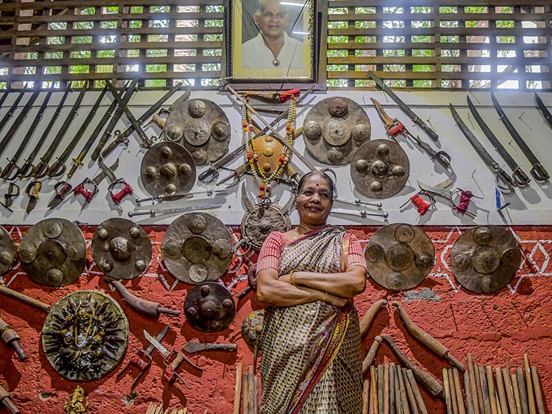 This 78-year-old great-grandmother is keeping an Indian martial art alive