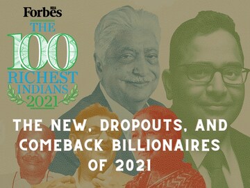 Forbes India Rich List 2021: 6 new billionaires, 5 make a comeback, 11 dropout