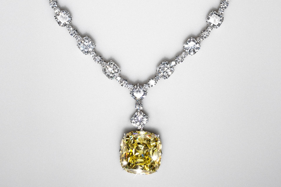 The 128.54-carat Tiffany Diamond will be featured in a special section of the 