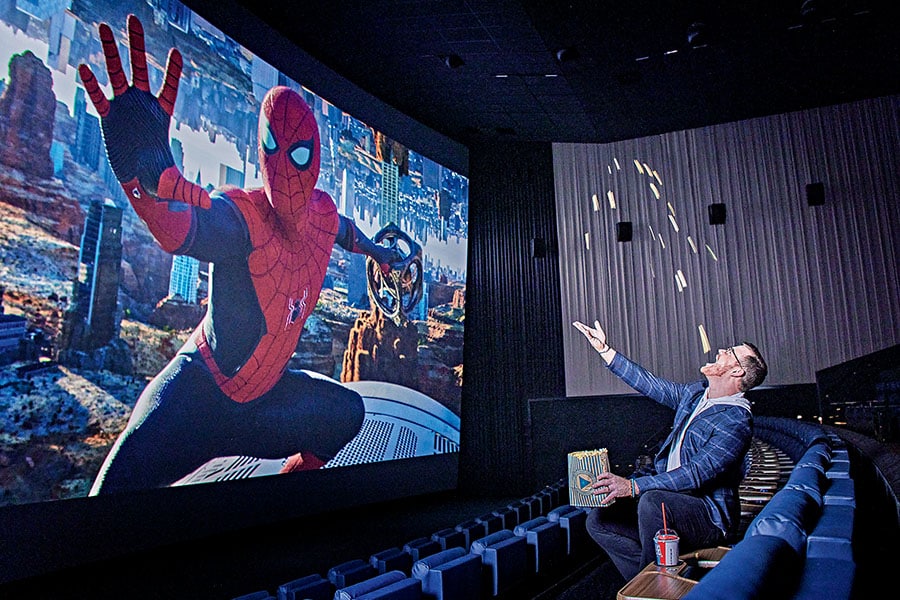 Mitch Roberts at his Schertz, Texas, multiplex, where servers deliver high-margin comfort food directly to your seat
Image: Aaron Kotowski for Forbes