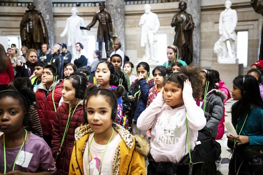 It has long been believed that having rich friends can help children rise up out of poverty. Image: Drew Angerer/Getty Images/AFP 