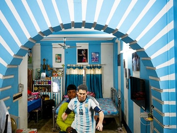 Photo of the day: Rooting for Lionel Messi