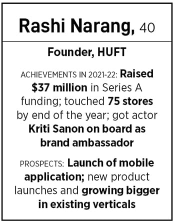 

Rashi Narang, Founder, HUFT
Image: Amit Verma