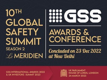 10th Global Safety Summit concluded on 23 Dec 2022; nominations open for International Safety award 2023, London