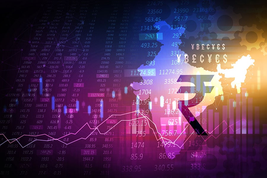 In a written statement to the Indian parliament on Monday, finance minister Nirmala Sitharaman attributed the rupee's sharp fall to external reasons. Image: Shutterstock

