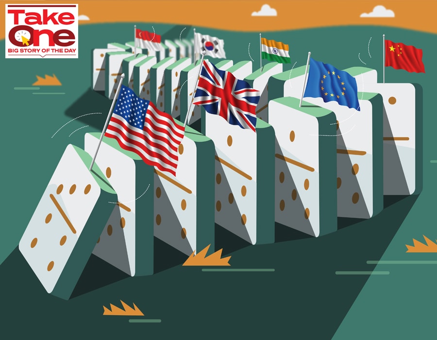 In the past recessions, Asian economies contracted much more than the US economy. However, in the current situation, emerging economies are estimated to contract by 1.5 percent as against the US economy’s 2.8 percent<br>Illustartion: Chaitanaya Dinesh Surpur