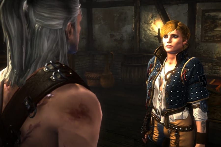 Most video games continue to portray female characters as objects of the “male gaze,” or the object of sexual attention from male characters
Image: Courtesy The Witcher