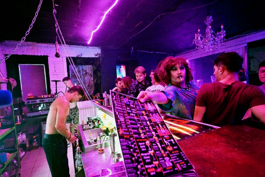 A file photo of revellers at a party in a nightclub in Kyiv, on June 25, 2022.
Image: Sergei Supinsky / AFP