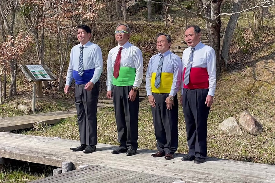 Dancing 'old heart-throbs' become TikTok sensation in Japan
Image: Satish Patel / AFPTV / Takumi Shirse / AFP