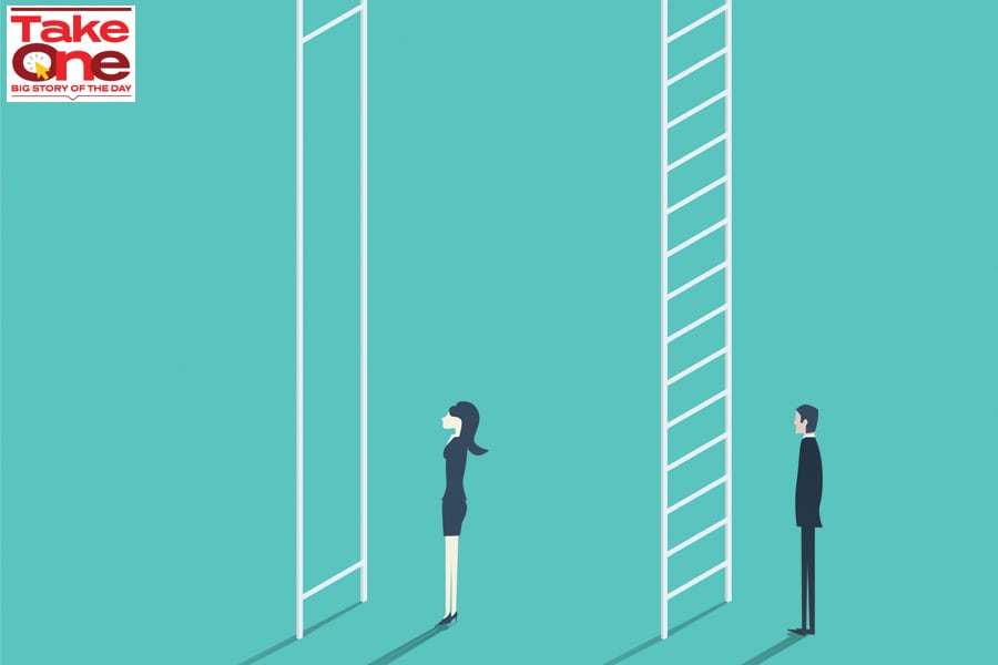 Gender parity has become a steeper uphill battle in the wake of Covid-19, with the economic participation of women falling further
Image: Shutterstock