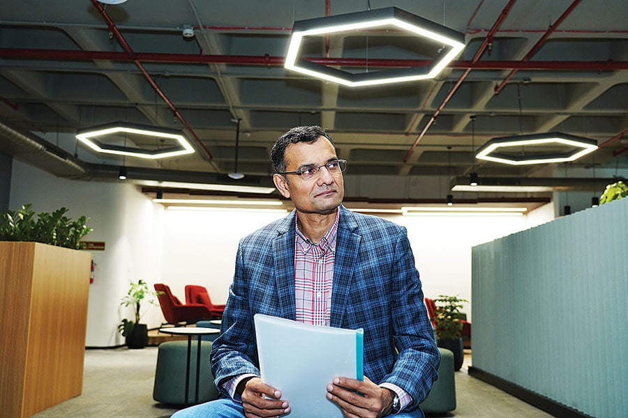  Tarun Saini of Vidyakul has hired local teachers, who sit out of studios in their respective locations and teach in different languages
Image: Madhu Kapparath