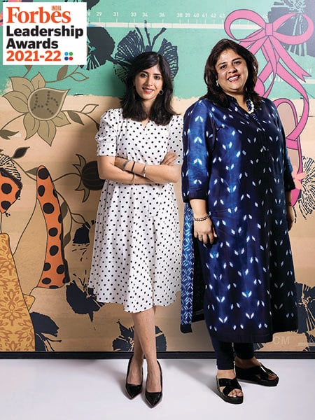 Sisters Farah Malik Bhanji (right) and Alisha Malik spent their childhood years at the Metro Shoes Colaba store in Mumbai, which was started by their grandfather Malik Tejani
Image: Farah Malik Bhanji: Mexy Xavier