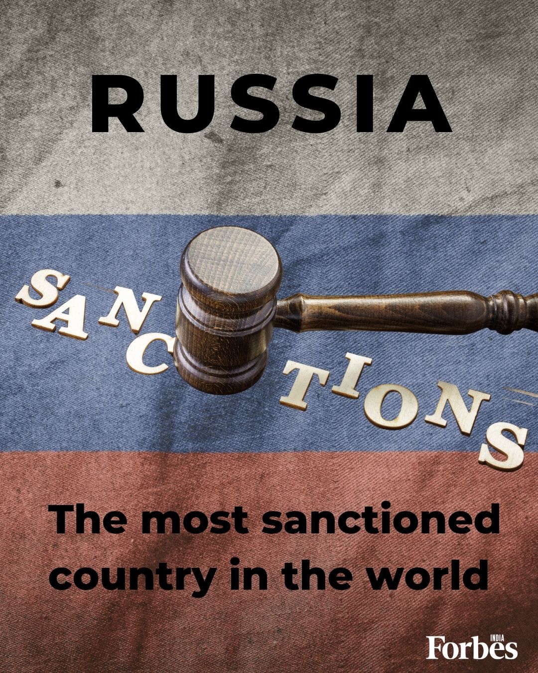 Russia is now the most sanctioned country in the world