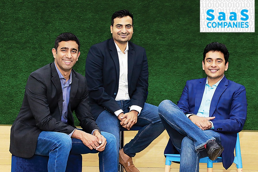 (From left): Jayant Paleti, Chaitanya Peddi, and Rohit Chennamaneni, co-founders, Darwinbox