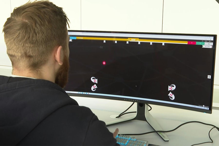 Dutch eSports team turns to brain exercises to enhance performance. (Credits: CHARLOTTE VAN OUWERKERK / AFPTV / AFP)