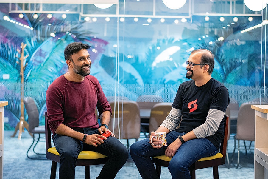 (From left) Arvind Parthiban and Jayakumar Karumbasalam, co-founders of SuperOps, raised their Series A in January this year

