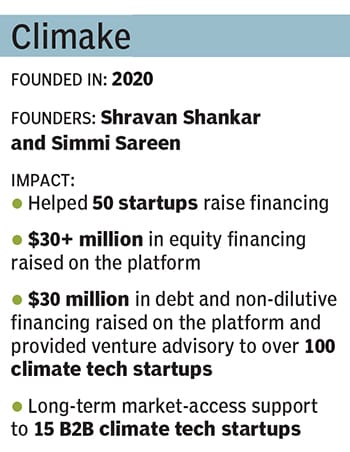 
(From left) Simmi Sareen and Shravan Shankar
Image: Neha Mithbawkar for Forbes India