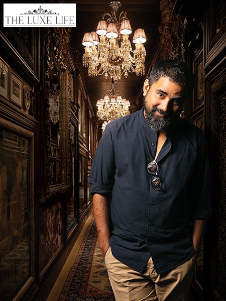 Sabyasachi Mukherjee, Indian fashion designer, jewelry designer, retailer and couturier from Kolkata, India Image: Madhu Kapparath,  Imaging: Kapil Kashyap