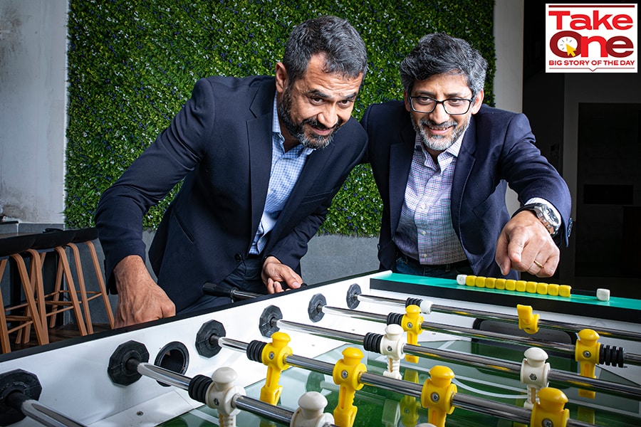 Ritesh Banglani (left) and Alok Goyal Founders of Stellaris Venture Partners
Image: Selvaprakash Lakshmanan for Forbes India