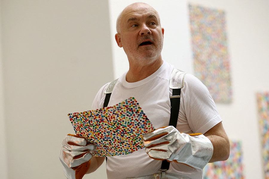 Damien Hirst; Image: Hannah McKay/ Reuters