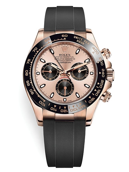 A Rolex Daytona 116515ln with a special dial made of meteorite is one of Bhatt’s recent purchases